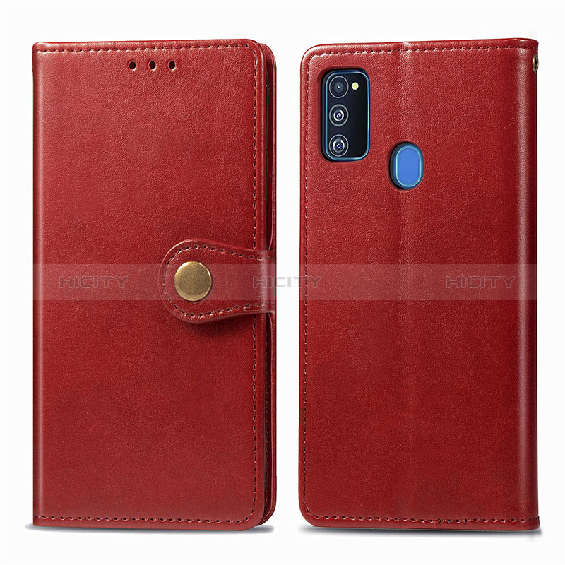 Funda de Cuero Cartera con Soporte Carcasa S05D para Samsung Galaxy M21