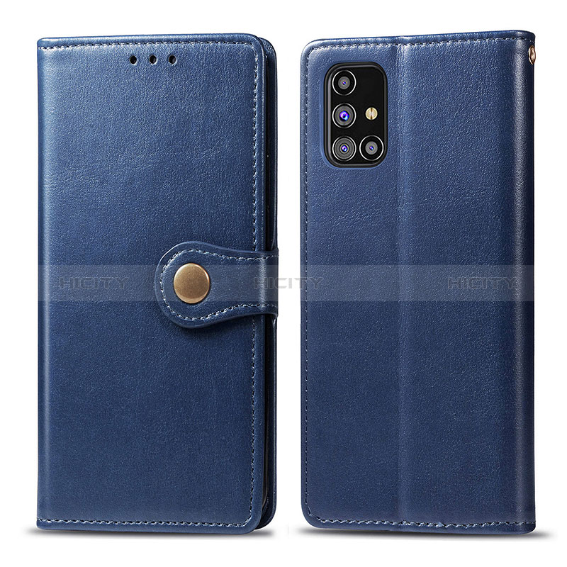 Funda de Cuero Cartera con Soporte Carcasa S05D para Samsung Galaxy M31s