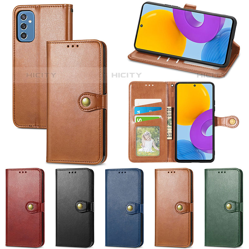 Funda de Cuero Cartera con Soporte Carcasa S05D para Samsung Galaxy M52 5G