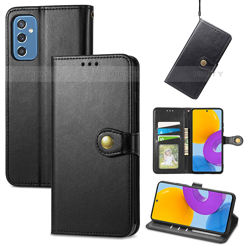 Funda de Cuero Cartera con Soporte Carcasa S05D para Samsung Galaxy M52 5G