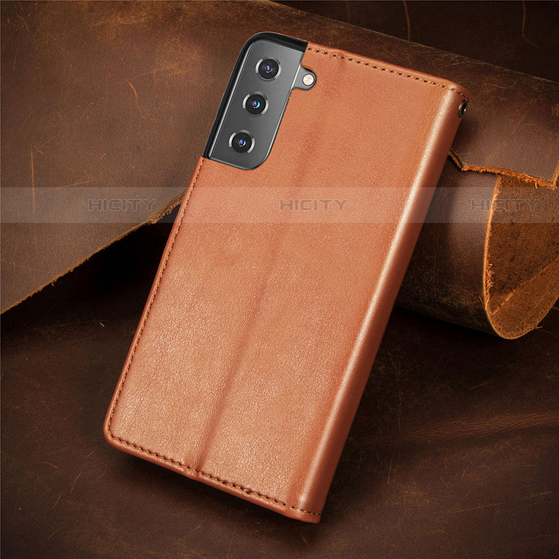 Funda de Cuero Cartera con Soporte Carcasa S05D para Samsung Galaxy S21 5G