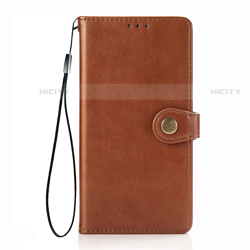 Funda de Cuero Cartera con Soporte Carcasa S05D para Samsung Galaxy S21 Ultra 5G Marron