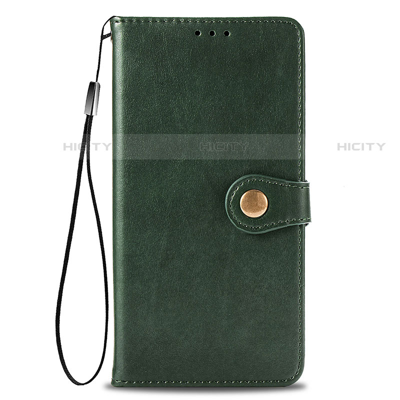 Funda de Cuero Cartera con Soporte Carcasa S05D para Samsung Galaxy S21 Ultra 5G Verde