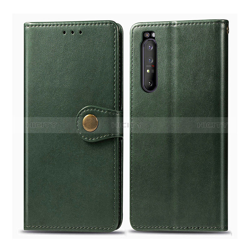 Funda de Cuero Cartera con Soporte Carcasa S05D para Sony Xperia 1 II