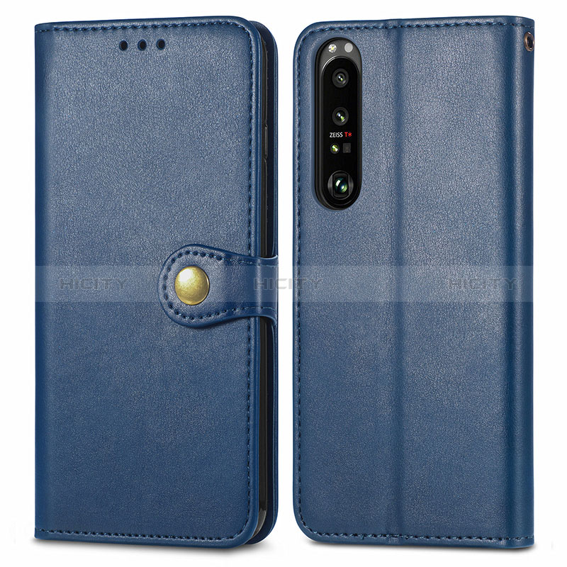 Funda de Cuero Cartera con Soporte Carcasa S05D para Sony Xperia 1 III