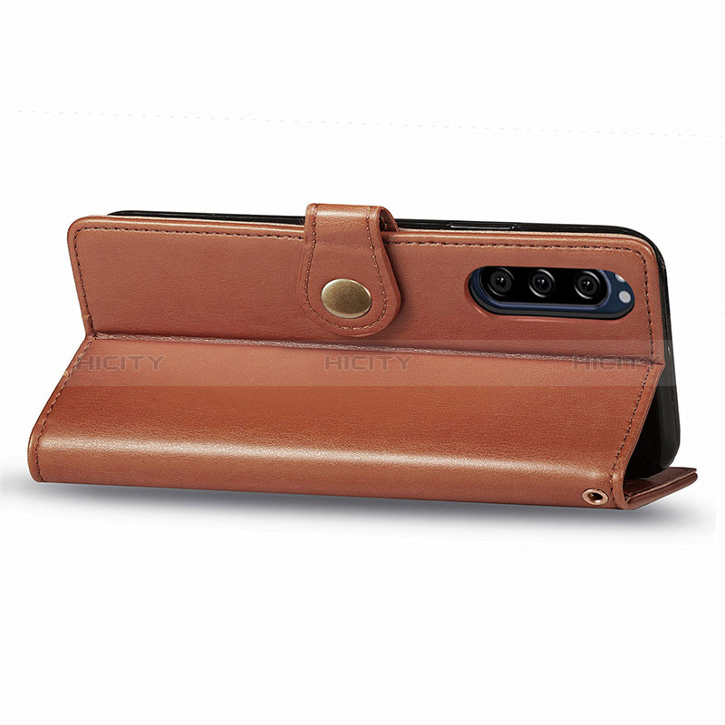 Funda de Cuero Cartera con Soporte Carcasa S05D para Sony Xperia 5