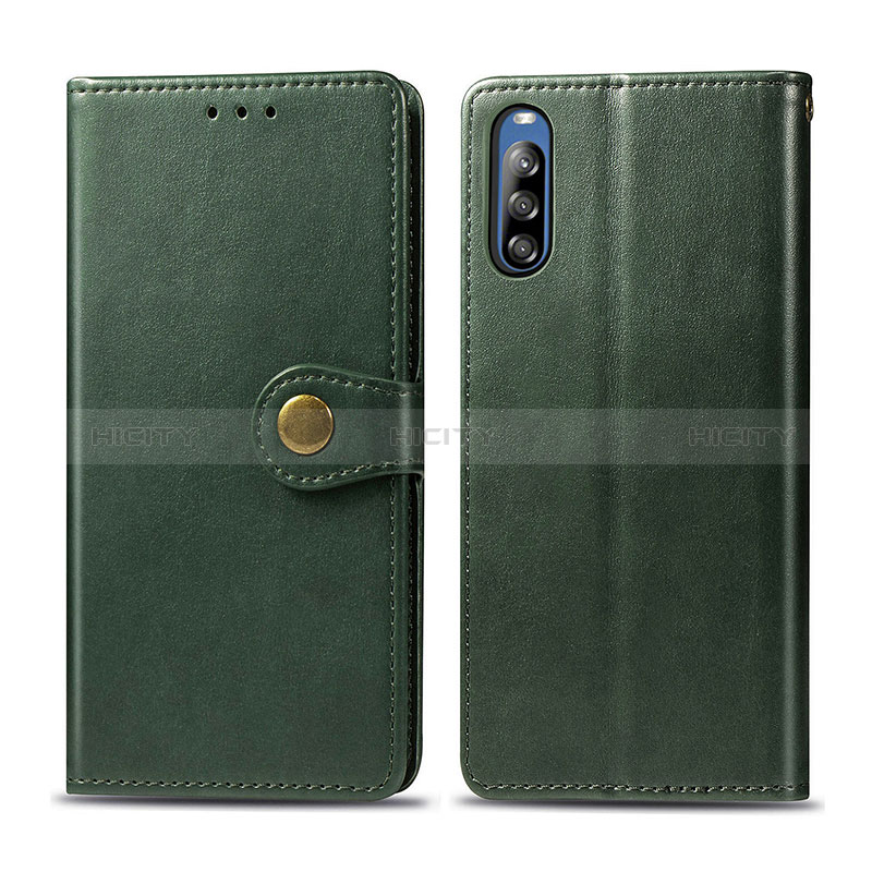 Funda de Cuero Cartera con Soporte Carcasa S05D para Sony Xperia L4