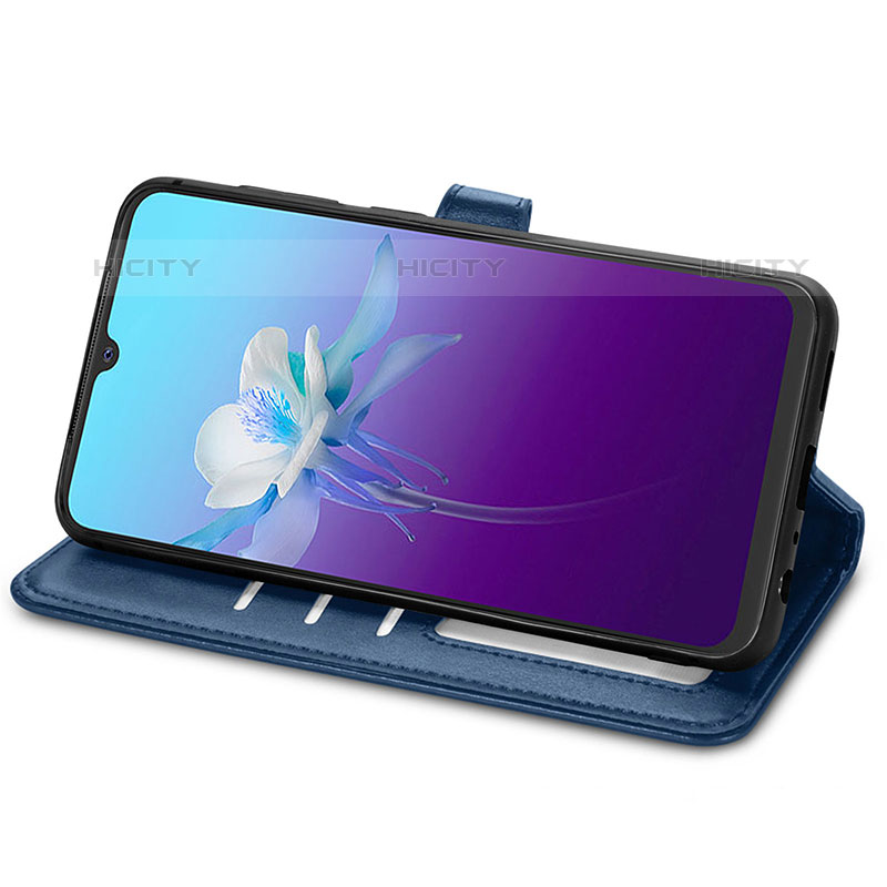 Funda de Cuero Cartera con Soporte Carcasa S05D para Vivo V20 (2021)