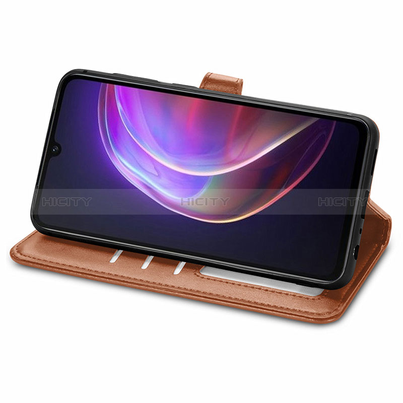 Funda de Cuero Cartera con Soporte Carcasa S05D para Vivo V21 5G