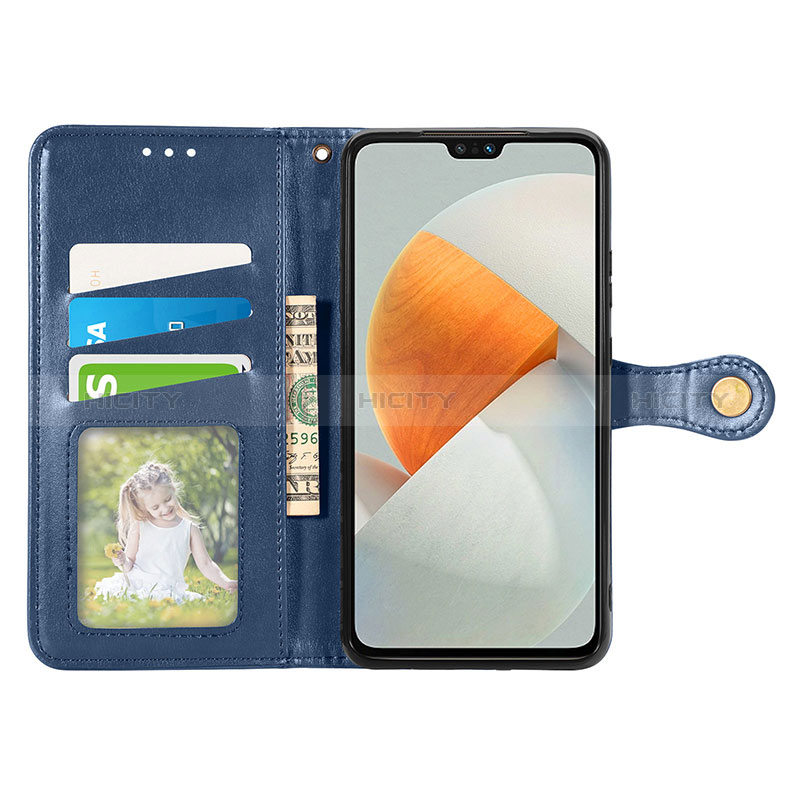 Funda de Cuero Cartera con Soporte Carcasa S05D para Vivo V23 5G