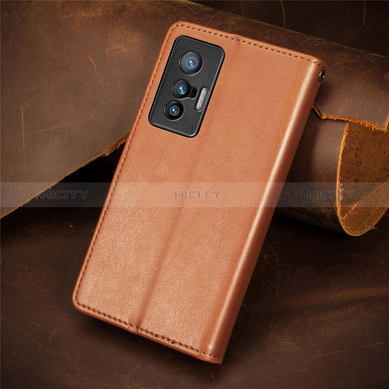 Funda de Cuero Cartera con Soporte Carcasa S05D para Vivo X70t