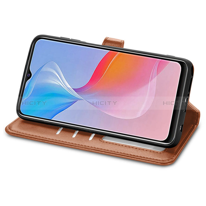 Funda de Cuero Cartera con Soporte Carcasa S05D para Vivo Y32 4G