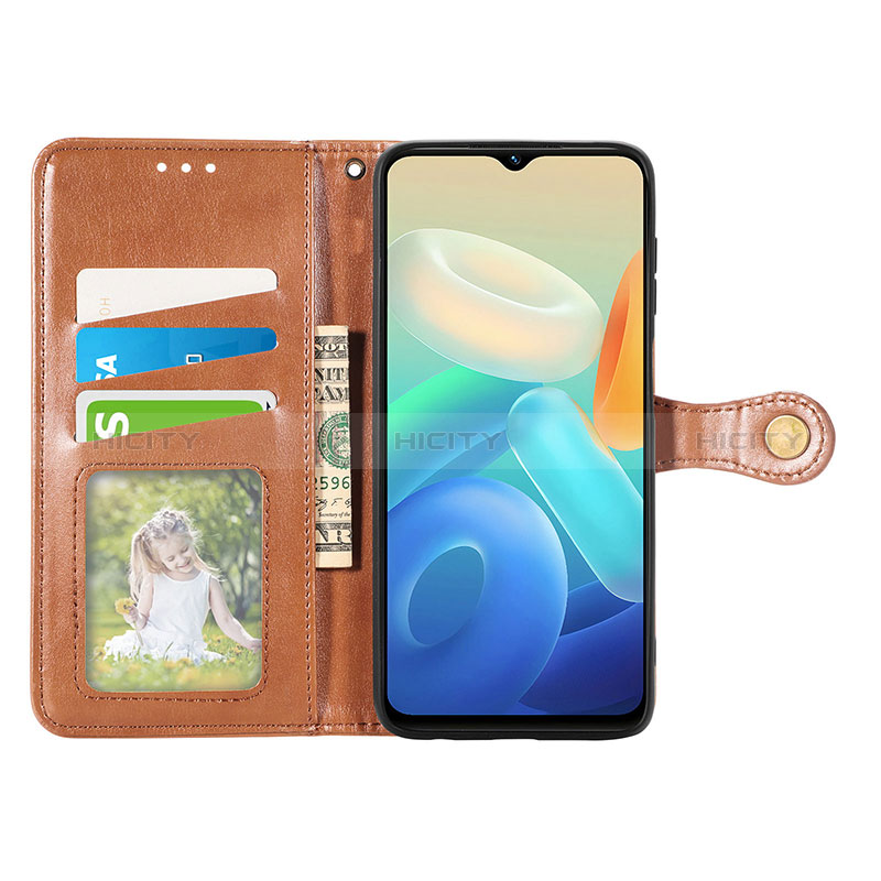 Funda de Cuero Cartera con Soporte Carcasa S05D para Vivo Y33e 5G