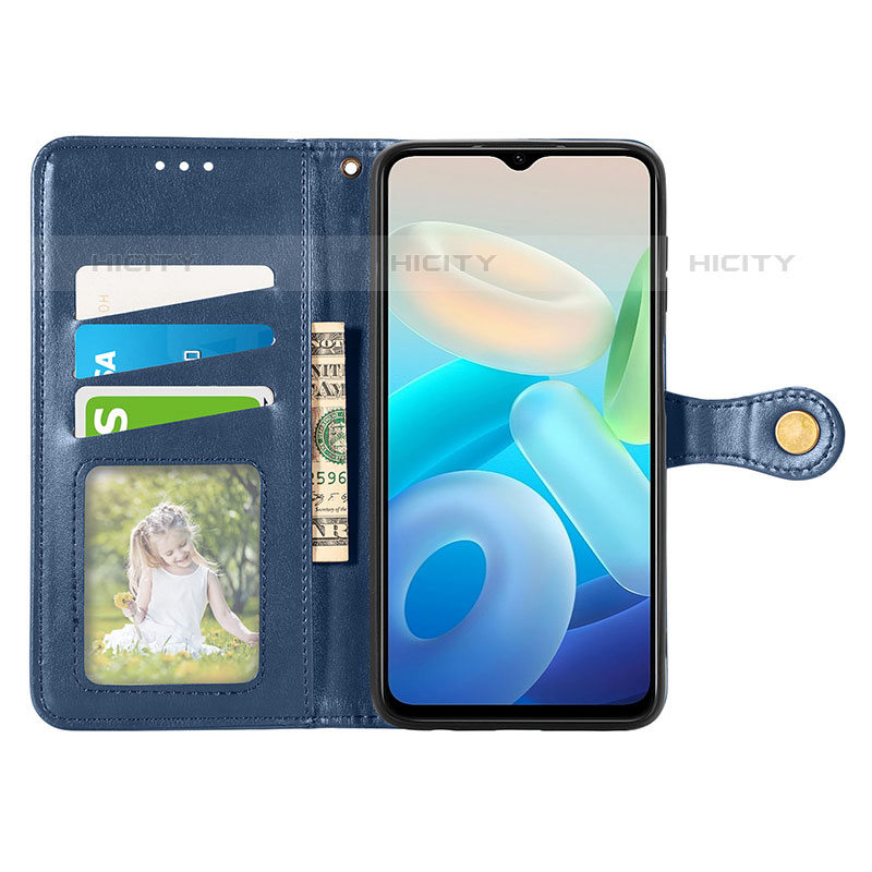 Funda de Cuero Cartera con Soporte Carcasa S05D para Vivo Y74s 5G