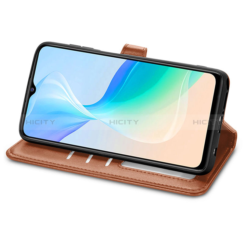 Funda de Cuero Cartera con Soporte Carcasa S05D para Vivo Y76 5G