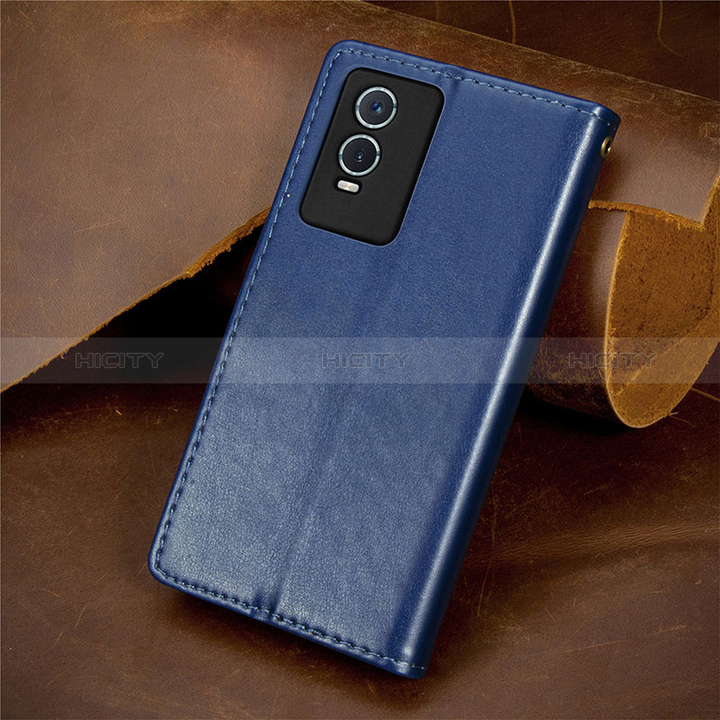 Funda de Cuero Cartera con Soporte Carcasa S05D para Vivo Y76s 5G