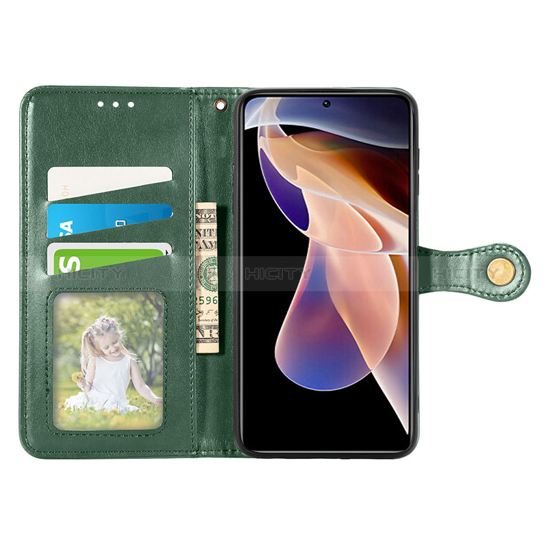 Funda de Cuero Cartera con Soporte Carcasa S05D para Xiaomi Mi 11i 5G (2022)