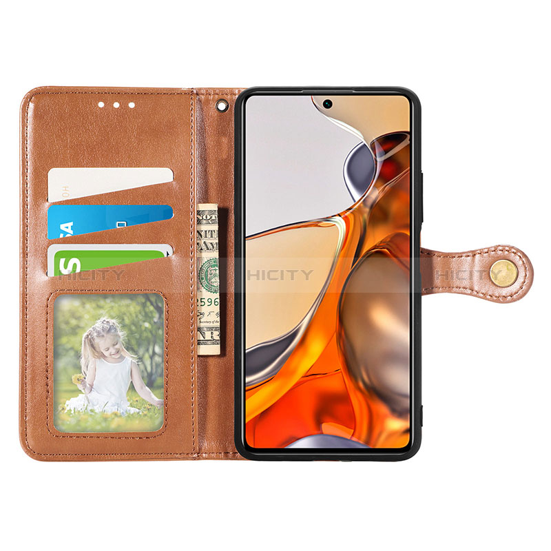 Funda de Cuero Cartera con Soporte Carcasa S05D para Xiaomi Mi 11T 5G