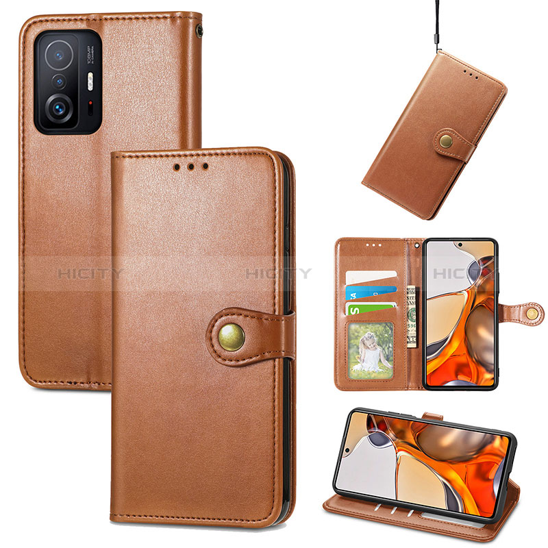 Funda de Cuero Cartera con Soporte Carcasa S05D para Xiaomi Mi 11T Pro 5G