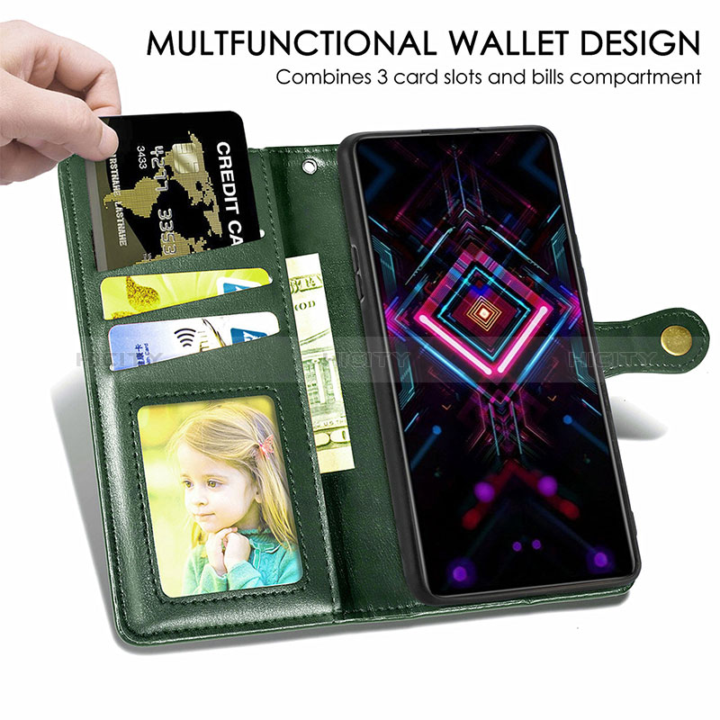 Funda de Cuero Cartera con Soporte Carcasa S05D para Xiaomi Poco F3 GT 5G