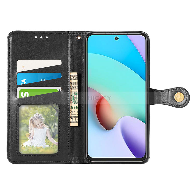 Funda de Cuero Cartera con Soporte Carcasa S05D para Xiaomi Redmi 10 (2022)