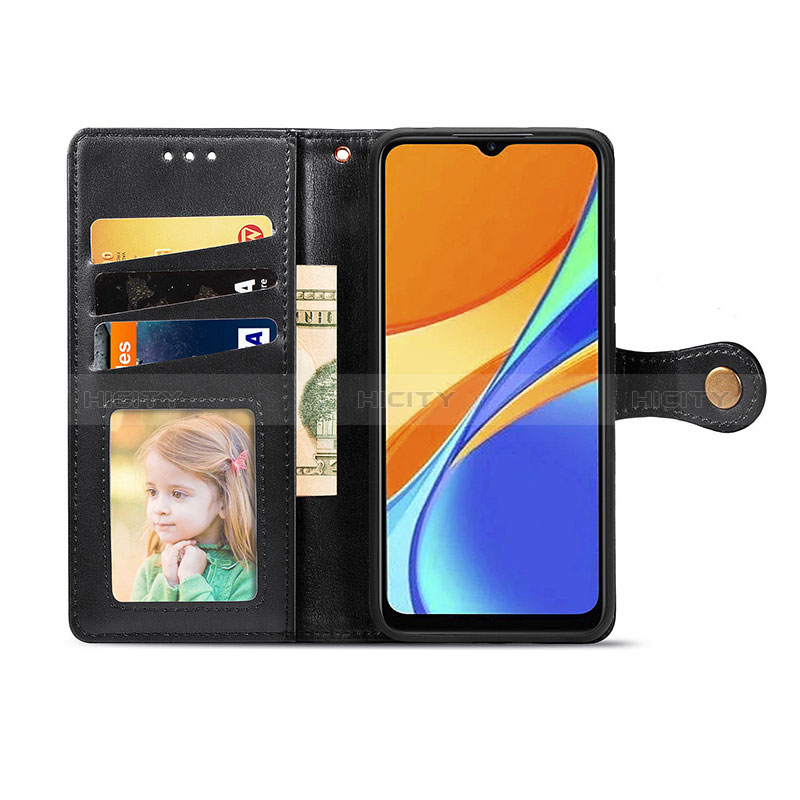 Funda de Cuero Cartera con Soporte Carcasa S05D para Xiaomi Redmi 9 Activ