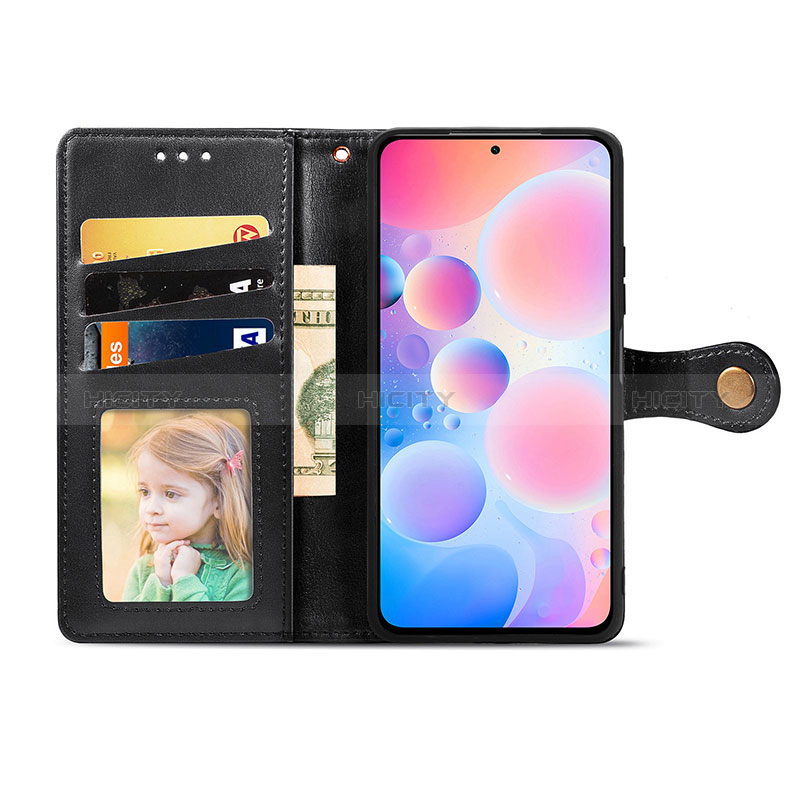 Funda de Cuero Cartera con Soporte Carcasa S05D para Xiaomi Redmi K40 Pro+ Plus 5G