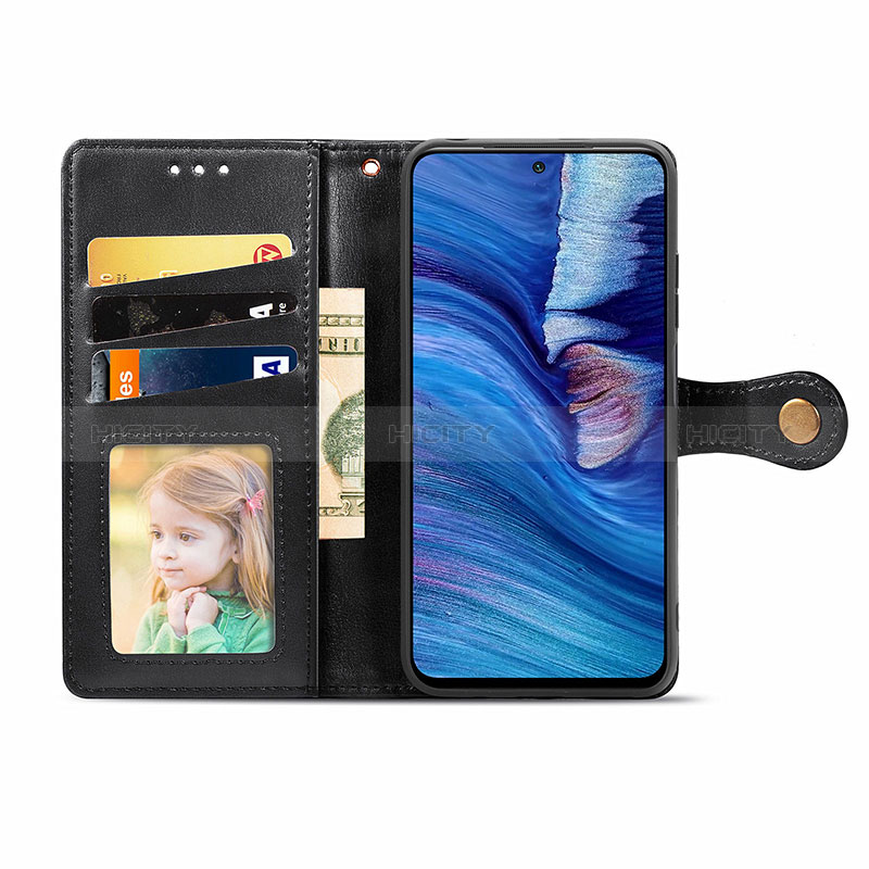 Funda de Cuero Cartera con Soporte Carcasa S05D para Xiaomi Redmi Note 10T 5G