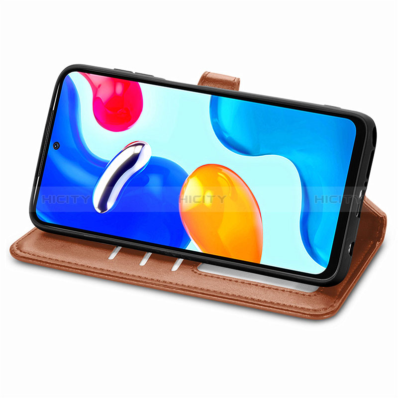 Funda de Cuero Cartera con Soporte Carcasa S05D para Xiaomi Redmi Note 11 4G (2022)