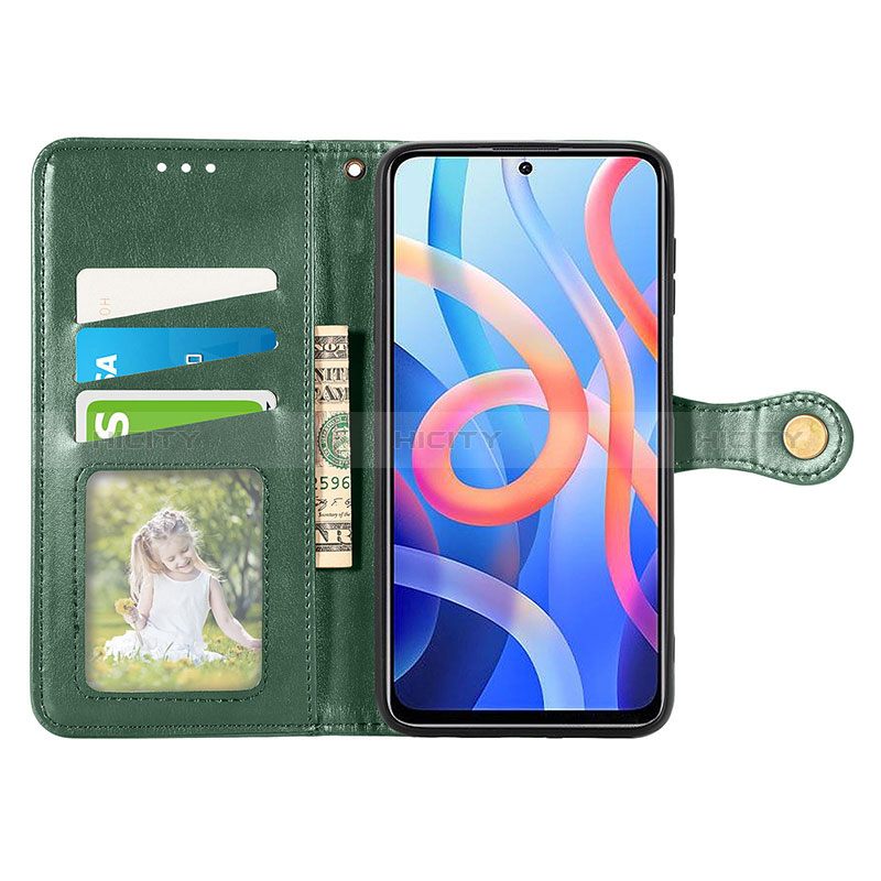 Funda de Cuero Cartera con Soporte Carcasa S05D para Xiaomi Redmi Note 11 5G