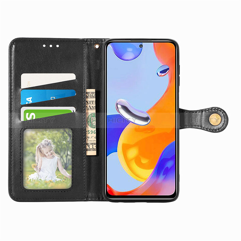 Funda de Cuero Cartera con Soporte Carcasa S05D para Xiaomi Redmi Note 11 Pro 4G