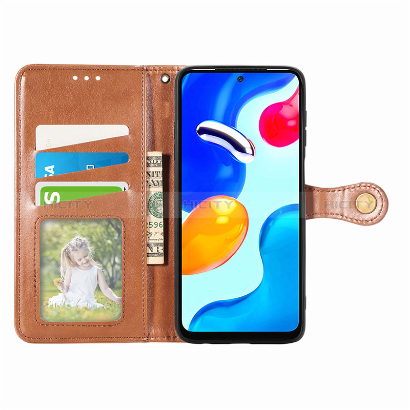 Funda de Cuero Cartera con Soporte Carcasa S05D para Xiaomi Redmi Note 11S 4G