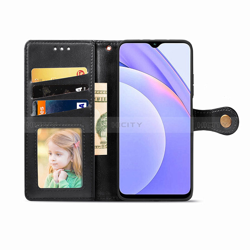 Funda de Cuero Cartera con Soporte Carcasa S05D para Xiaomi Redmi Note 9 4G