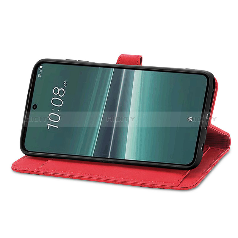 Funda de Cuero Cartera con Soporte Carcasa S06D para HTC U23 Pro 5G