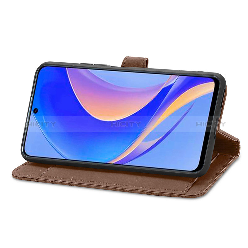 Funda de Cuero Cartera con Soporte Carcasa S06D para Huawei Enjoy 50 Pro