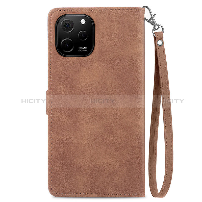 Funda de Cuero Cartera con Soporte Carcasa S06D para Huawei Enjoy 50z