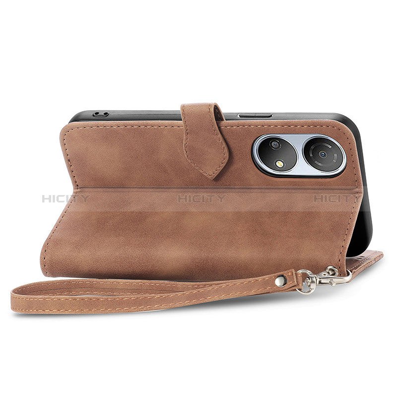 Funda de Cuero Cartera con Soporte Carcasa S06D para Huawei Honor X7