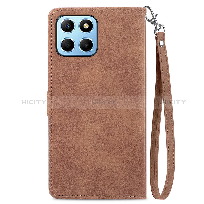 Funda de Cuero Cartera con Soporte Carcasa S06D para Huawei Honor X8 5G