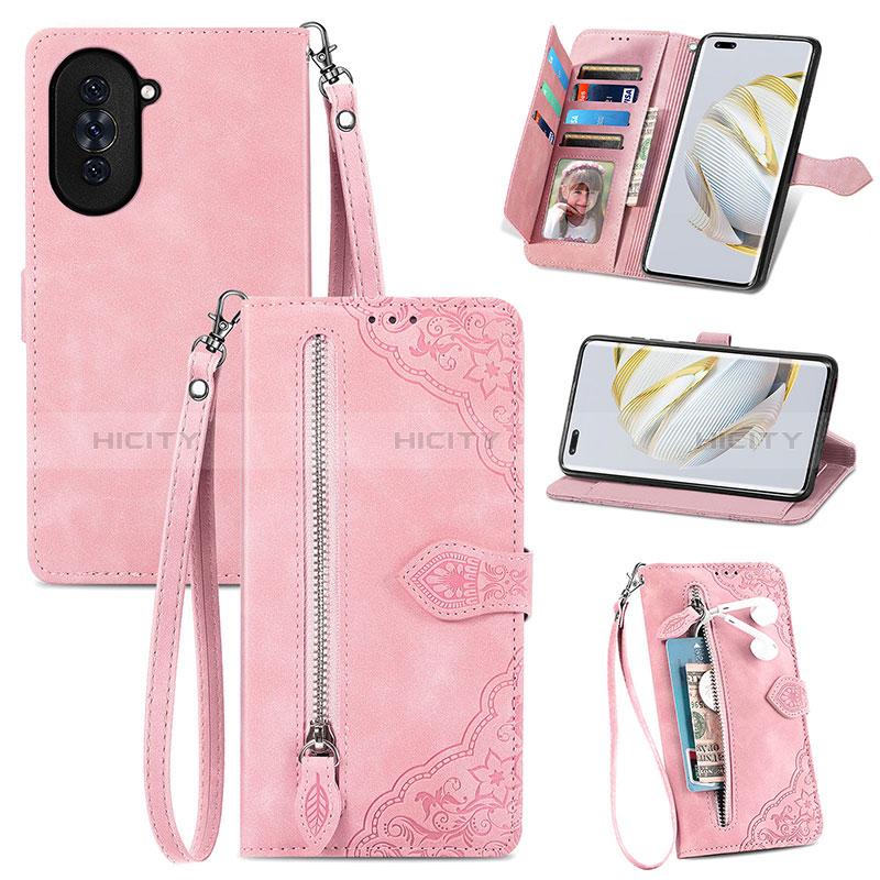 Funda de Cuero Cartera con Soporte Carcasa S06D para Huawei Nova 10 Pro