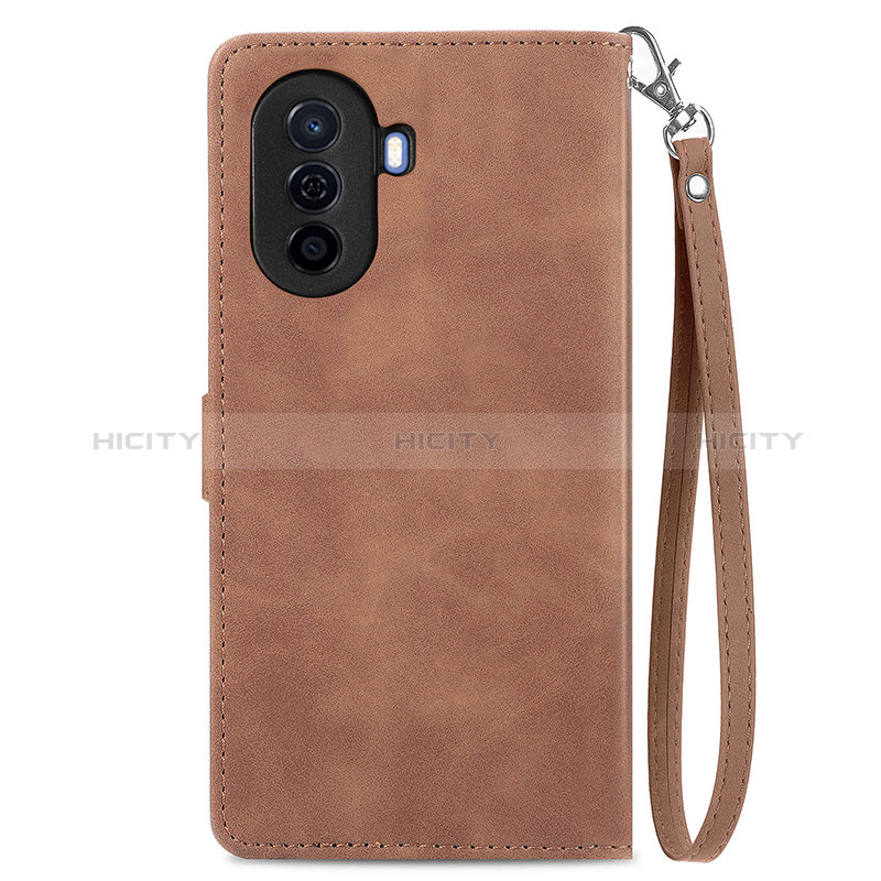 Funda de Cuero Cartera con Soporte Carcasa S06D para Huawei Nova Y70