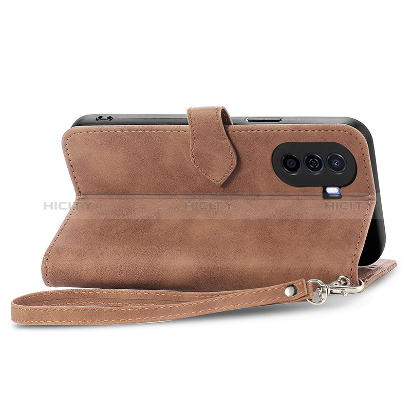 Funda de Cuero Cartera con Soporte Carcasa S06D para Huawei Nova Y70 Plus