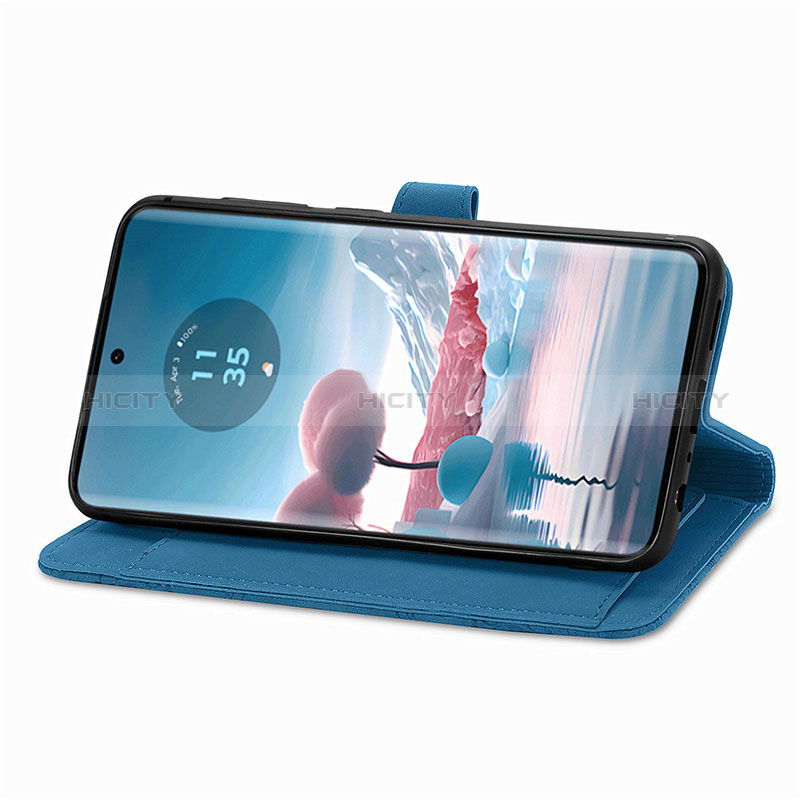 Funda de Cuero Cartera con Soporte Carcasa S06D para Motorola Moto Edge 40 Neo 5G