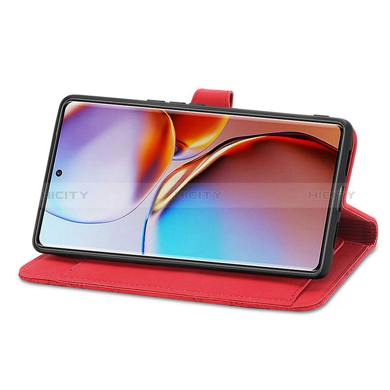 Funda de Cuero Cartera con Soporte Carcasa S06D para Motorola Moto Edge 40 Pro 5G