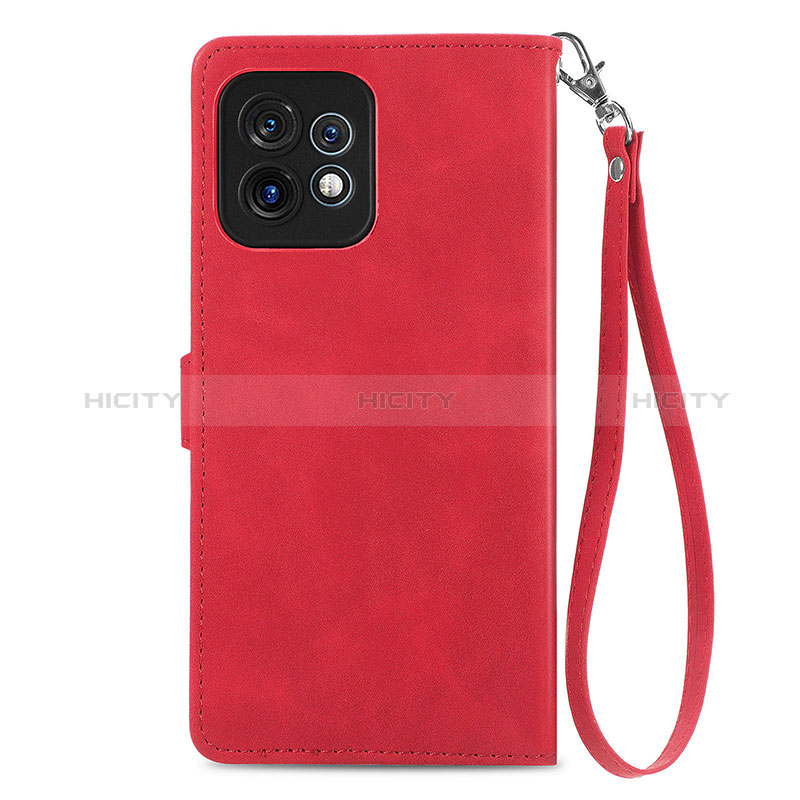 Funda de Cuero Cartera con Soporte Carcasa S06D para Motorola Moto Edge 40 Pro 5G