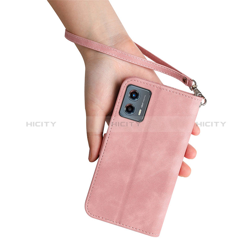 Funda de Cuero Cartera con Soporte Carcasa S06D para Motorola Moto G 5G (2023)