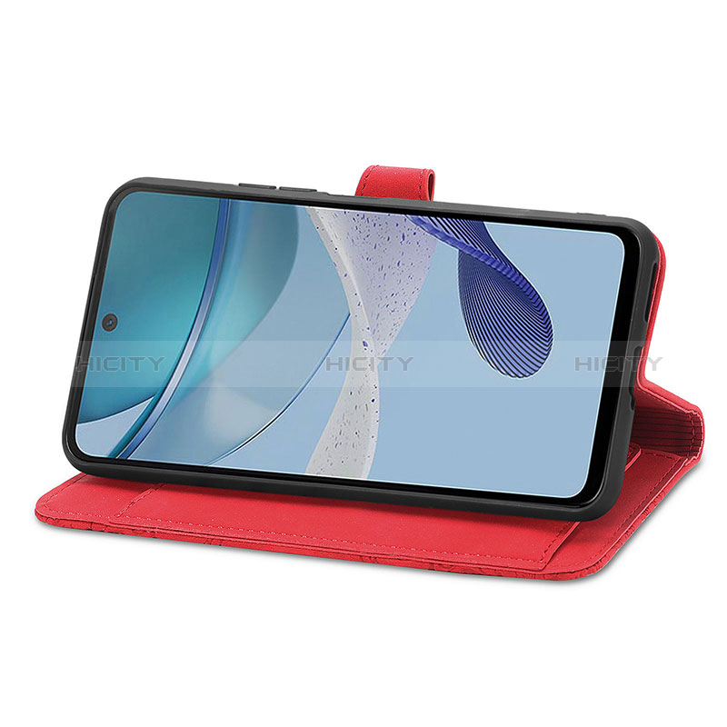 Funda de Cuero Cartera con Soporte Carcasa S06D para Motorola Moto G53 5G