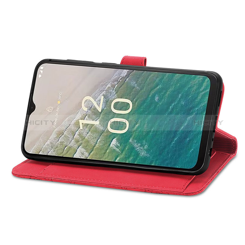 Funda de Cuero Cartera con Soporte Carcasa S06D para Nokia C32