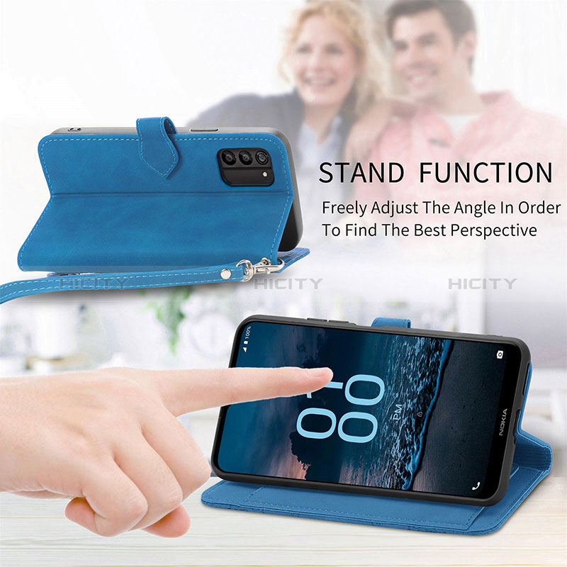 Funda de Cuero Cartera con Soporte Carcasa S06D para Nokia G100