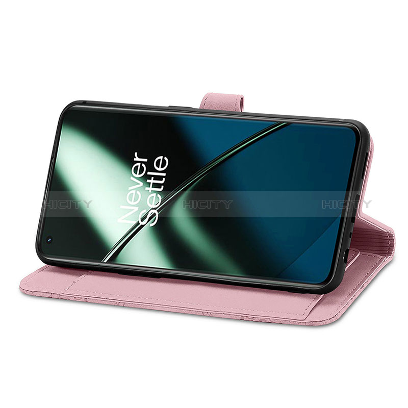 Funda de Cuero Cartera con Soporte Carcasa S06D para OnePlus 11 5G