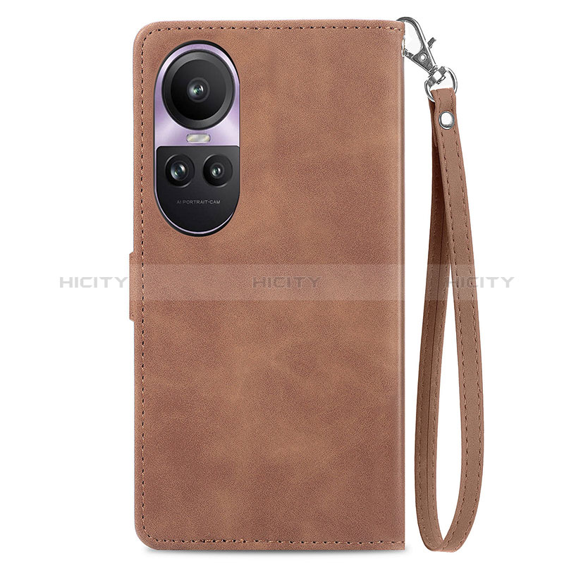 Funda de Cuero Cartera con Soporte Carcasa S06D para Oppo Reno10 5G